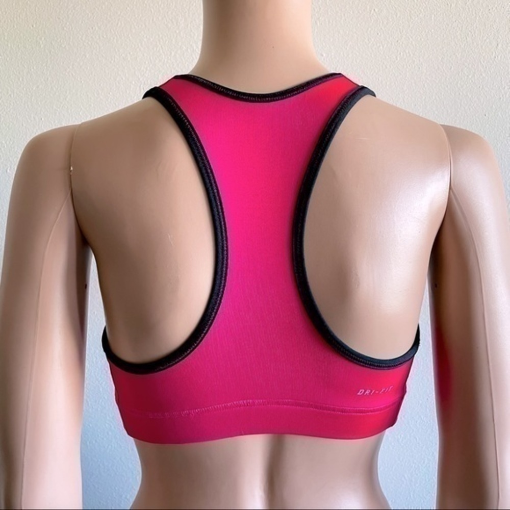 Nike Pro Zip front Sports Bra - Picture 3 of 4